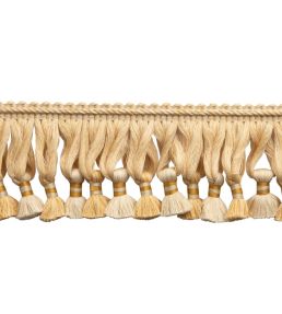 Dorset Tassel Fringe Trimming by Samuel & Sons Honey