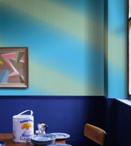 Dot Wallpaper by Farrow & Ball Lobster / Hog Plum