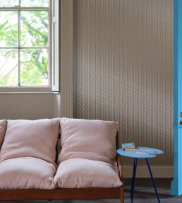 Dot Wallpaper by Farrow & Ball Roasted Macadamia / Au Lait