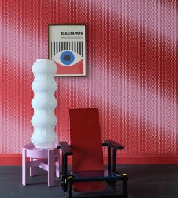 Dot Wallpaper by Farrow & Ball Romesco / Shallot