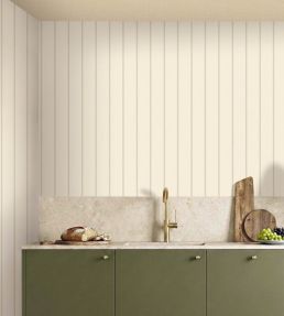 Dot Line Wallpaper by Caselio Vert dore