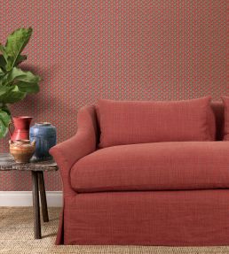 Dotty Wallpaper by GP & J Baker Blush