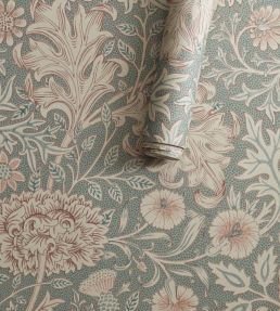 Double Bough Wallpaper by Morris & Co Light Teal