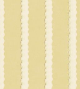 Double Scroll Stripe Fabric by Parker & Jules Butter