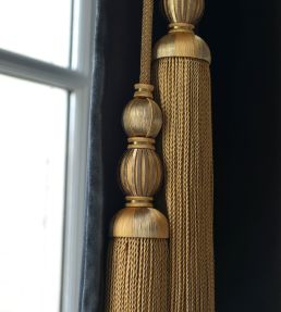 Double Tassel Tieback Trimming by Houles Acajou