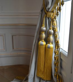 Double Tassel Tieback Trimming by Houles Sycomore