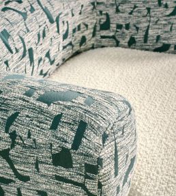 Douce Folie Fabric by Casamance Grege