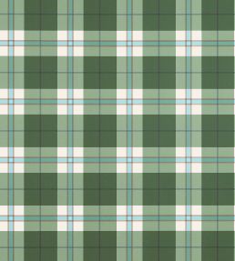 Douglas Plaid Wallpaper by Thibaut Green