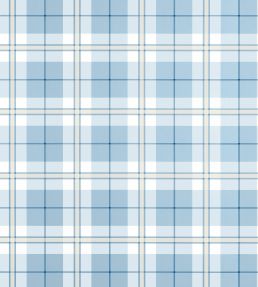 Douglas Plaid Wallpaper by Thibaut Light Blue