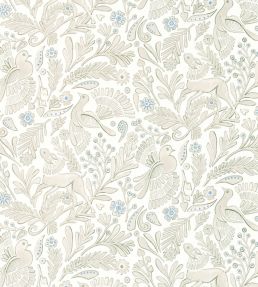 Dove & Deer Wallpaper by Scion Pebble