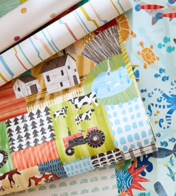 Down On The Farm Wallpaper by Ohpopsi Sherbet Pastel