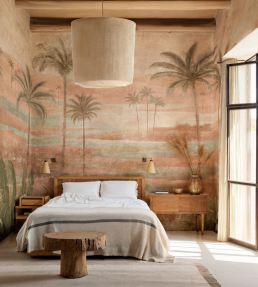 Draa Palms Mural by Coordonne Rose
