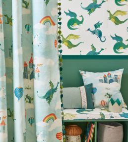Dragon Dreams Fabric by Villa Nova Green