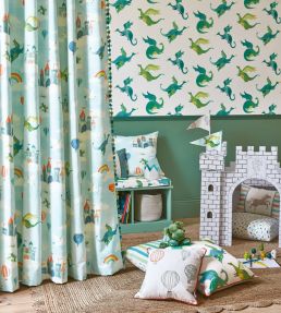 Dragon Dreams Fabric by Villa Nova Green