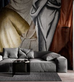 Drapery Mural by Coordonne Lapislazuli