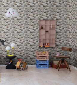 Dream Town Wallpaper by Rebel Walls Sand