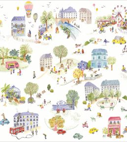 Dreaming Village Mural by Caselio Multi