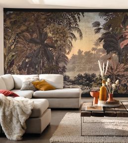 Dreamlike Landscape Mural by Caselio Marron Clair Kaki