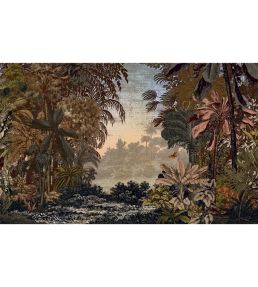 Dreamlike Landscape Mural by Caselio Marron Clair Kaki