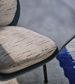 Drizzle Fabric by Christopher Farr Cloth Indigo