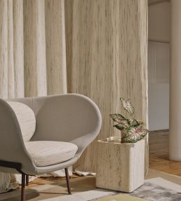 Drizzle Fabric by Christopher Farr Cloth Natural