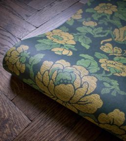 Drunken Monkey Wallpaper by Divine Savages Jungle Green