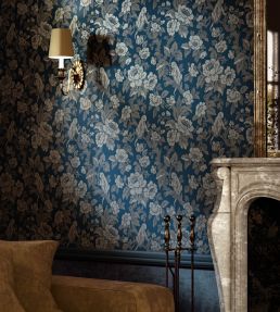 Drunken Monkey Wallpaper by Divine Savages Midnight Gold