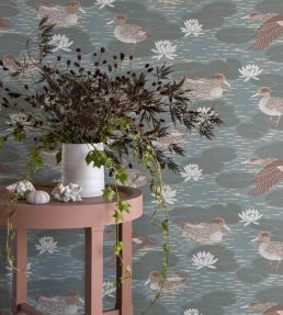 Duck Pond Wallpaper by Langelid Von Bromssen Duckegg