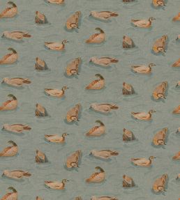 Duck Pond Fabric by Mulberry Home Teal
