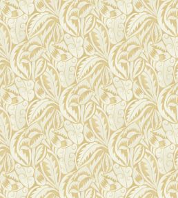 Dufy Leaf Wallpaper by Osborne & Little Ochre