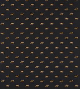 Duma Fabric by Clarke & Clarke Noir