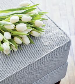 Dune Fabric by Thibaut Aqua