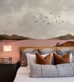 Dungeness View Mural by Coordonne Pink