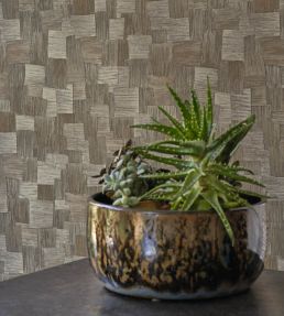 Dura Wallpaper by Casadeco Noir Reglisse