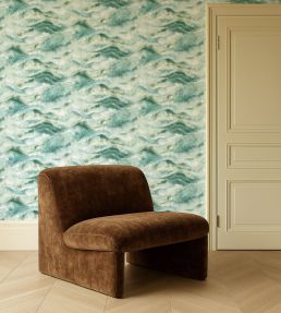 Earthscape Wallpaper by Clarke & Clarke Azure