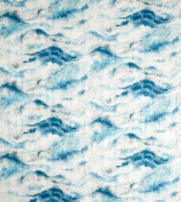 Earthscape Fabric by Clarke & Clarke Denim