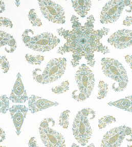 East India Fabric by Thibaut Seaglass