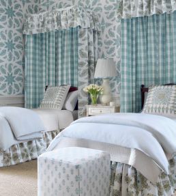 East India Fabric by Thibaut Seaglass