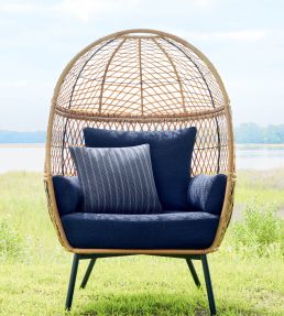 Ebro Stripe Fabric by Thibaut Domino