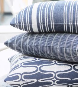 Ebro Stripe Fabric by Thibaut Domino