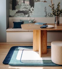 Edito Paris Echo rug Blue KE-058L Blue