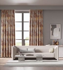 Eco Takara Fabric by Harlequin Baked Terracotta / Rust