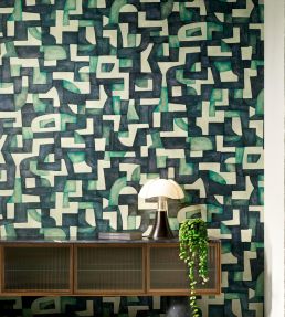 Ecoline Wallpaper by Arte Aquamarine