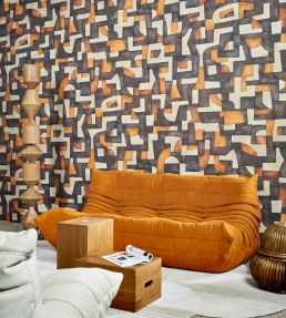 Ecoline Wallpaper by Arte Tangerine