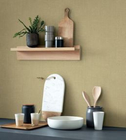 Ecume Wallpaper by Casadeco Kaki