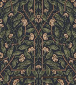 Edda Wallpaper by Sandberg Classic Blue