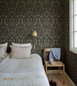 Edda Wallpaper by Sandberg Classic Blue
