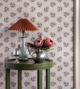Edelweiss Wallpaper by Langelid Von Bromssen Rose Taupe