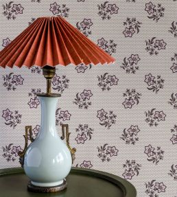 Edelweiss Wallpaper by Langelid Von Bromssen Rose Taupe