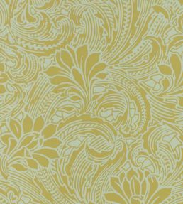 Eden Wallpaper by 1838 Wallcoverings Mellow Yellow